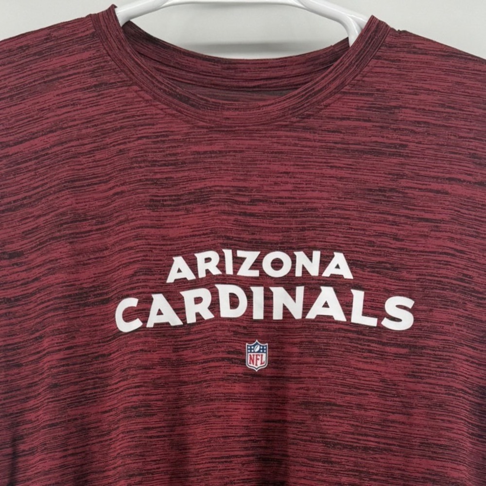 Nike Arizona Cardinals NFL Dri-FIT Space Dye Performance T-Shirt Mens XL Red